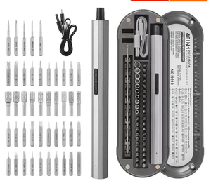 48 1 Case Mini <b>Precision</b> <b>Screwdriver</b> <b>Set</b> DIY Hand Work Repair Tools Kit Chrome Vanadium Magnetic Bits Plastic - Product Image 2
