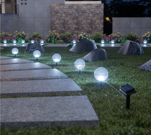 Lampes solaires de <span class=keywords><strong>jardin</strong></span> de petite taille à usage extérieur, indice de protection IP65, LED blanc chaud, matériau ABS, <span class=keywords><strong>longueur</strong></span> 4 m, batterie incluse, installation facile, <span class=keywords><strong>jardin</strong></span> - Product Image 2