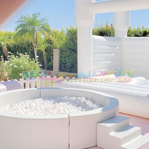 Centro de entretenimiento para niños al aire libre, equipo de juego suave colorido, <span class=keywords><strong>casa</strong></span> de rebote de crayón inflable con PISCINA DE BOLAS - Product Image 5