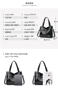 Bolsos cruzados de diseño de moda, bolsos de hombro de cuero PU de alta calidad, bolsos de mano casuales de lujo para mujer - Product Image 6