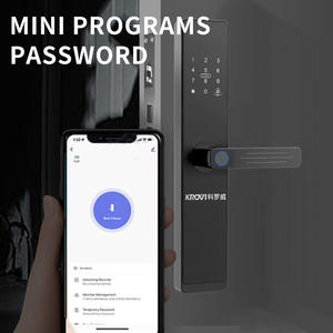 Cerradura de <span class=keywords><strong>Puerta</strong></span> Inteligente Premium con Huella Dactilar, Control por WiFi y Aplicación, Entrada sin Llave, con Tarjeta de Memoria y Almacenamiento en la Nube - Product Image 4