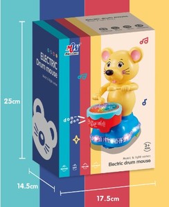 DFเมาส์ของเล่นไฟฟ้าของเล่น<span class=keywords><strong>เพลง</strong></span>กลองของเล่นเสียงของเล่นเด็กแบตเตอรี่ดำเนินการการ์ตูนของเล่นที่ดีที่สุดขาย2020 - Product Image 3