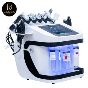 Appareil de soin du visage à oxygénation 8 en 1, appareil de dermabrasion, appareil multifonctionnel à oxygène pour le nettoyage en profondeur du visage, appareil de beauté <span class=keywords><strong>Hydra</strong></span> pour le visage - Product Image 3