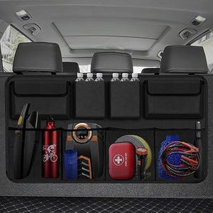 Sac de voyage suspendu léger et pliable pour rangement, organisateur de coffre de voiture grande capacité pour SUV et fourgonnette, gain de place, fixation dossier de siège - Product Image 1