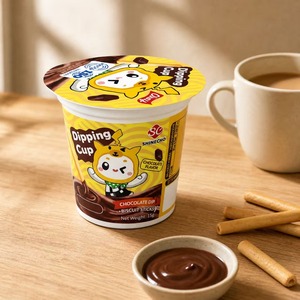 Palitos de Galleta para Bañar en <span class=keywords><strong>Chocolate</strong></span> Halal, en Vasitos Individuales, Bocadillos Crujientes, Venta al Por Mayor - Product Image 2
