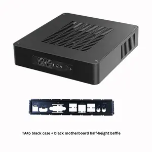 Boîtier d'ordinateur haut de gamme ultra-fin en aluminium SKTC Star Kai Tian TA45 pour la maison et le bureau, prend en charge <span class=keywords><strong>Mini</strong></span>-ITX, contrôle industriel, stock - Product Image 6