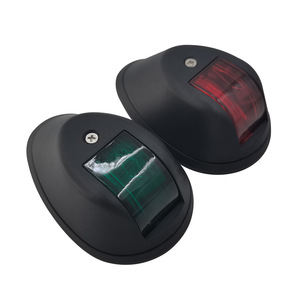 New Plastic <b>Led</b> Navigation <b>Light</b> 91.5x59x33mm 12-24V <b>Red</b> Green Pair for Boat Marine Use - Product Image 5