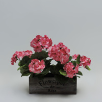 Pot de fleur artificiel élégant au design floral haut PU réaliste nouvel an chinois nouvel an fête des mères noël maison mariage