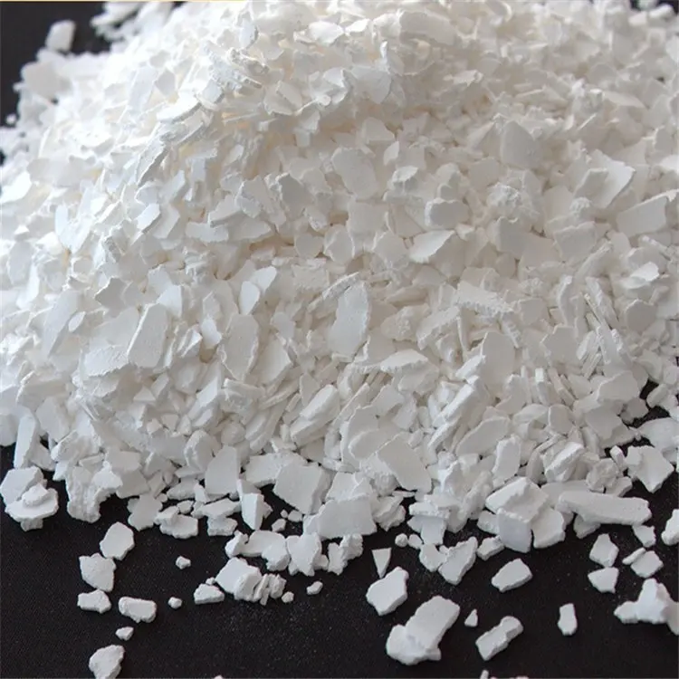 Ipoclorito di cloruro di calcio/scaglie di cloruro di calcio 77%/pellet di cloruro di calcio