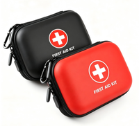 Sac de sécurité d'urgence pour l'extérieur, sac de premiers secours en PVC imperméable à coque rigide, grande capacité, portable