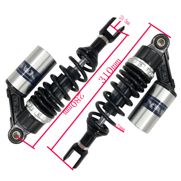 RFYサスペンスション RFY 280mm 295mmモーターサイクルエアショックアブソーバーリア