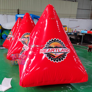 XIXI TOYS personalizado agua abierta inflable pirámide natación boyas natación carrera eventos inflable agua flotante marcadores de seguridad - Product Image 3