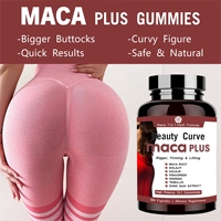 Capsules de beauté naturelles à base de maca pour femmes adultes - 60 capsules, complément alimentaire pour les fesses et les hanches