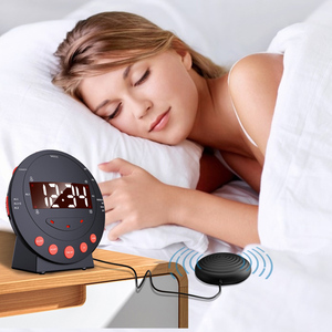 <span class=keywords><strong>Réveil</strong></span> sonore moderne double extra fort, style bombe temporelle, affichage numérique avec fonction vibrante - Product Image 5