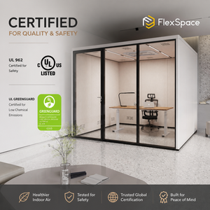 Flexspace 2026 Nouvelle Cabine Insonorisée Intérieure, Cube de Bureau Acoustique, Isolation Phonique pour Salle de Réunion en Open Space - Product Image 2