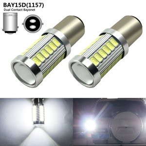 Bóng Đèn Tín Hiệu Rẽ Canbus Xe Hơi Siêu Sáng 5630 33SMD Thông Dụng Đèn Phanh Đuôi LED 1156 Màu Trắng Đỏ Vàng - Product Image 3