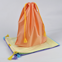 Sac à poussière réutilisable en plastique givré avec cordon de serrage, logo personnalisé, écologique, pour le rangement des chaussures et les courses