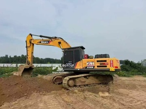 Excavatrice sur chenilles SANY 365H 36T d'occasion, peinture d'origine, pour travaux de construction lourde, terrassement et démolition, bon état - Product Image 1