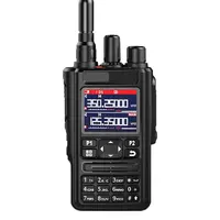 Talkie-walkie portable, 10W, Radio amateur, longue portée, 136-520Mhz, avec écran couleur, GPS, promo