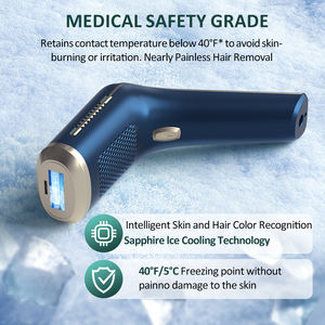 Depilación láser Ipl de zafiro de 5 niveles, 3 modos, casi indolora, refrigeración por hielo, depilación láser 15J, el <span class=keywords><strong>mejor</strong></span> dispositivo láser para el hogar - Product Image 6
