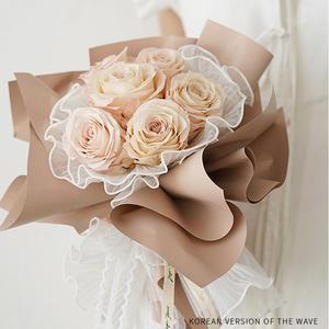 Hot Selling Frilly Bouquet Packaging Mesh Waterproof DIY Pearl <strong>Gauze</strong> Artificial Flowers Graduation Chinese New Year Christmas - Product Image 2