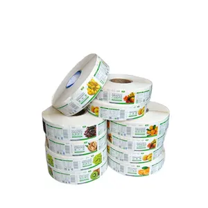 Máquina de impresión para embalaje de pegatinas de especias, tarro, aceite de cocina, hierba, comida soluble, Vial de 2ml, papel metalizado de cebra para abeja