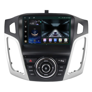 BAIDAYU Autoradio con Schermo Touch da 9 Pollici per Android 13, CarPlay, GPS, WiFi, Cruscotto, Retromarcia, USB, 1 <span class=keywords><strong>Anno</strong></span> di Garanzia, <span class=keywords><strong>Ford</strong></span> <span class=keywords><strong>Focus</strong></span> 2012-2018 - Product Image 1