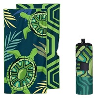 Multifunctional Quick-Dry Cotton Baby Bath Towel & Beach Blanket for Travel