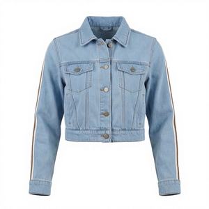 Chaquetas de mezclilla casuales para hombre al por mayor, lavadas, curtidas, de corte ajustado, ropa exterior, chaqueta de invierno térmica y transpirable - Product Image 2