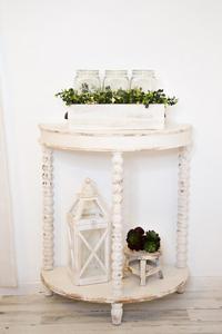 Modern Furniture French Hall Natural Solid Night Round <strong>Table</strong> Wooden Design Side <strong>Half</strong> <strong>Moon</strong> Wood <strong>Console</strong> <strong>Table</strong> - Product Image 4