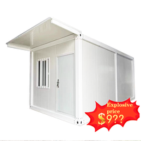 Maisons préfabriquées pliantes, conteneurs de stockage pliables en kit, unités détachables, bureaux de chantier portables, cabines, mini-maisons