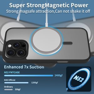Fundas Transparentes para 16 <span class=keywords><strong>Pro</strong></span> <span class=keywords><strong>Max</strong></span>, Anti-Golpes, Magnéticas, Impermeables, Protección 360, <span class=keywords><strong>Funda</strong></span> para Teléfono Móvil con Anillo Magnético - Product Image 4