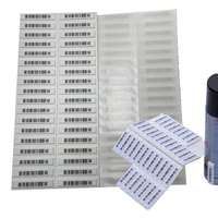Sensor Gerbang EAS Keamanan Ritel 58kHz AM Supermarket Anti-pencurian Label DR Label Lunak Stiker Label Barcode