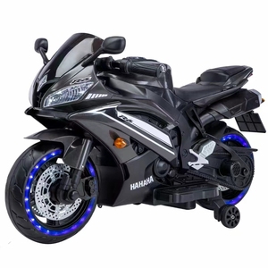 Motocicleta Eléctrica Unisex de Juguete de Buena Calidad con Batería, Música y Luces, de Plástico ABS, para Montar, para Niños de 2-4 y 5-7 Años con Control Remoto - Product Image 3