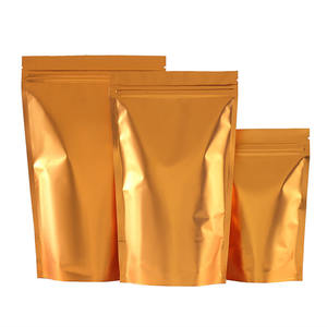 Sacs à fermeture éclair sur <span class=keywords><strong>support</strong></span> de couleur avant transparents et arrière en plastique semi-transparent <span class=keywords><strong>autoportant</strong></span> à fermeture éclair - Product Image 1