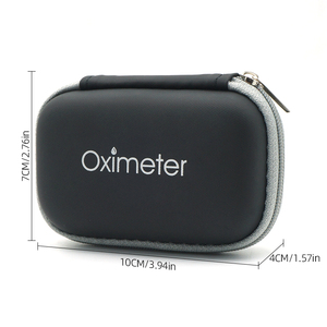 Bolsa de almacenamiento de oxímetro de carcasa dura EVA con cierre de cremallera bolsa de viaje personalizable para medidor de oxígeno en sangre directo de fábrica - Product Image 3