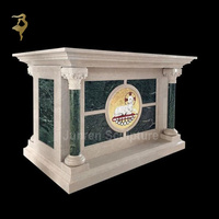 Table d'autel en marbre traditionnelle faite à la main pour église