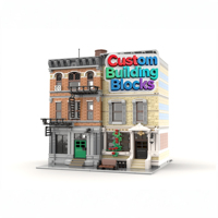Briques de construction MOC personnalisées, souvenir d'entreprise, cadeau de vacances, jouet promotionnel marketing