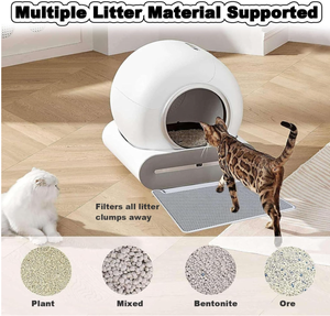 Caixa de Areia Inteligente Automática Autolimpante para Gatos, Super Grande, com Controle de Odor, Sanitário Automático para Gatos - Product Image 5