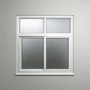 <span class=keywords><strong>Ventana</strong></span> Corredera de Doble Riel de <span class=keywords><strong>PVC</strong></span>, Diseño Moderno para Uso Residencial, Fabricante Profesional, Doble Acristalamiento, Preferida para Viviendas - Product Image 4