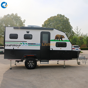Pop Up Roof Camper <b>Van</b> With Elevated Sleeping Area Swivel Seats For Couples - Product Image 1