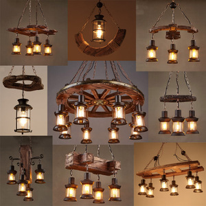 Lampadario Industriale in <span class=keywords><strong>Corda</strong></span> di Canapa, Illuminazione per Bar <span class=keywords><strong>e</strong></span> Caffè, Lampadario Creativo Retrò in <span class=keywords><strong>Corda</strong></span> di Canapa <span class=keywords><strong>e</strong></span> Ferro, Lampadario Retrò in <span class=keywords><strong>Legno</strong></span> - Product Image 4