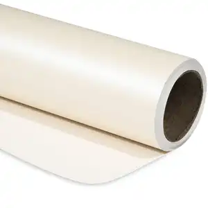 Rouleau de papier d'emballage blanc mat 32.8 pouces, imprimé personnalisé, décoration polyvalente, papier d'emballage imperméable pour cadeau de noël