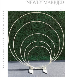 Outdoor <b>Wedding</b> Props Suppliers Reusable Removable Iron Decoration Arbor Metal Balloon Round <b>Wedding</b> Arch <b>Frame</b> - Product Image 4