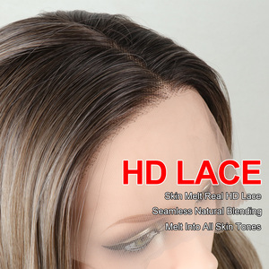 <span class=keywords><strong>Parrucca</strong></span> Julianna Sintetica <span class=keywords><strong>Riccia</strong></span> Lace Front di Qualità Premium in Kanekalon Futura all'Ingrosso con Lace Frontal HD 13X4 per Donne Occidentali - Product Image 5