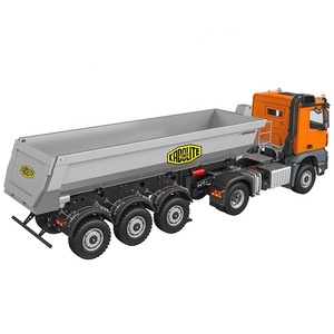 Camión Volquete RC Kabolite K5801 1:14 <span class=keywords><strong>de</strong></span> Alta Resistencia 4X4 con 3 Ejes, Elevación Eléctrica, Luces LED, Sonido <span class=keywords><strong>de</strong></span> Motor, Juguetes <span class=keywords><strong>de</strong></span> Construcción a Gran Escala - Product Image 3