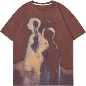 T-shirt Homme Coupe Boxy 2026 100% Coton Épaules Tombantes Streetwear Grammage Lourd - Product Image 1