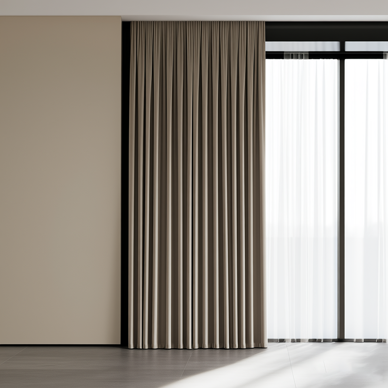 Wholesale Soil Repellent Linen Look Curtain