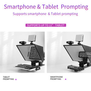 <span class=keywords><strong>Teleprompter</strong></span> portátil FEELWORLD TP13A para capacitación educativa Cursos en línea Webinars con soluciones de marca personalizadas - Product Image 5