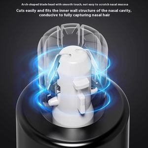 Commercio all'ingrosso portatile Mini materiale ABS elettrostatico Cordless rimozione sopracciglia naso epilatore peli del naso Trimmer auto a basso rumore - Product Image 4